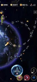 Ondata di navi nemiche attorno al pianeta